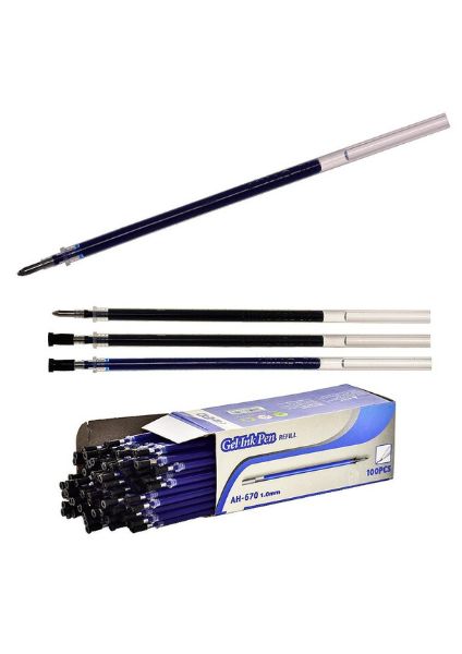 AIHAO 670 MİKRO İMZA KALEM REFİLİ MAVİ